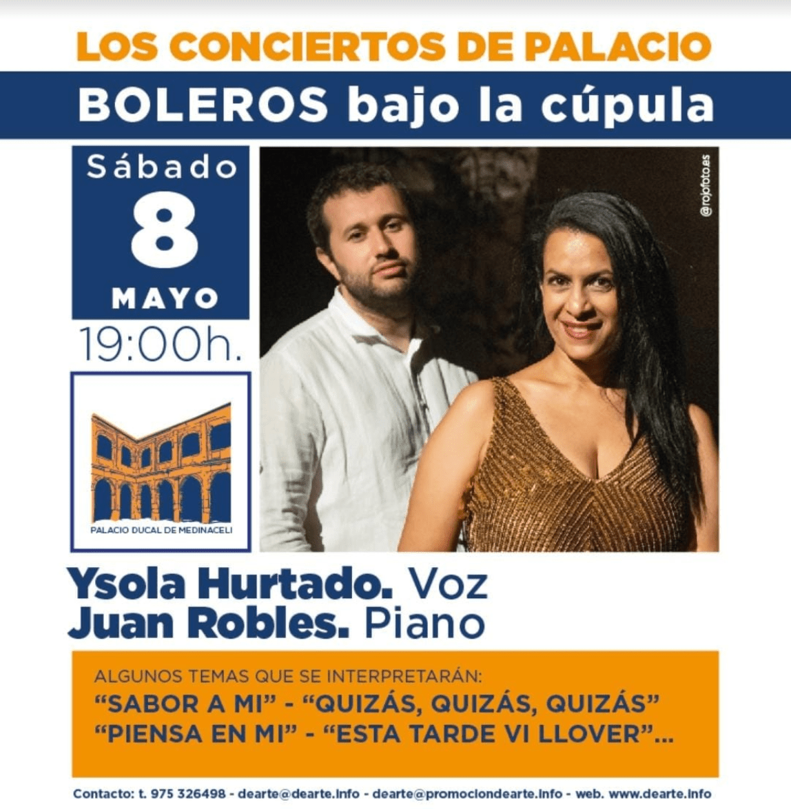 Cartel concierto Juan Robles e Ysola Hurtado